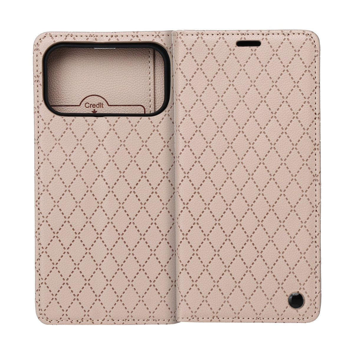 Smart Caro apvalks iPhone 17 Pro Max 6,9" / 18 Pro Max 6,9" smilškrāsā