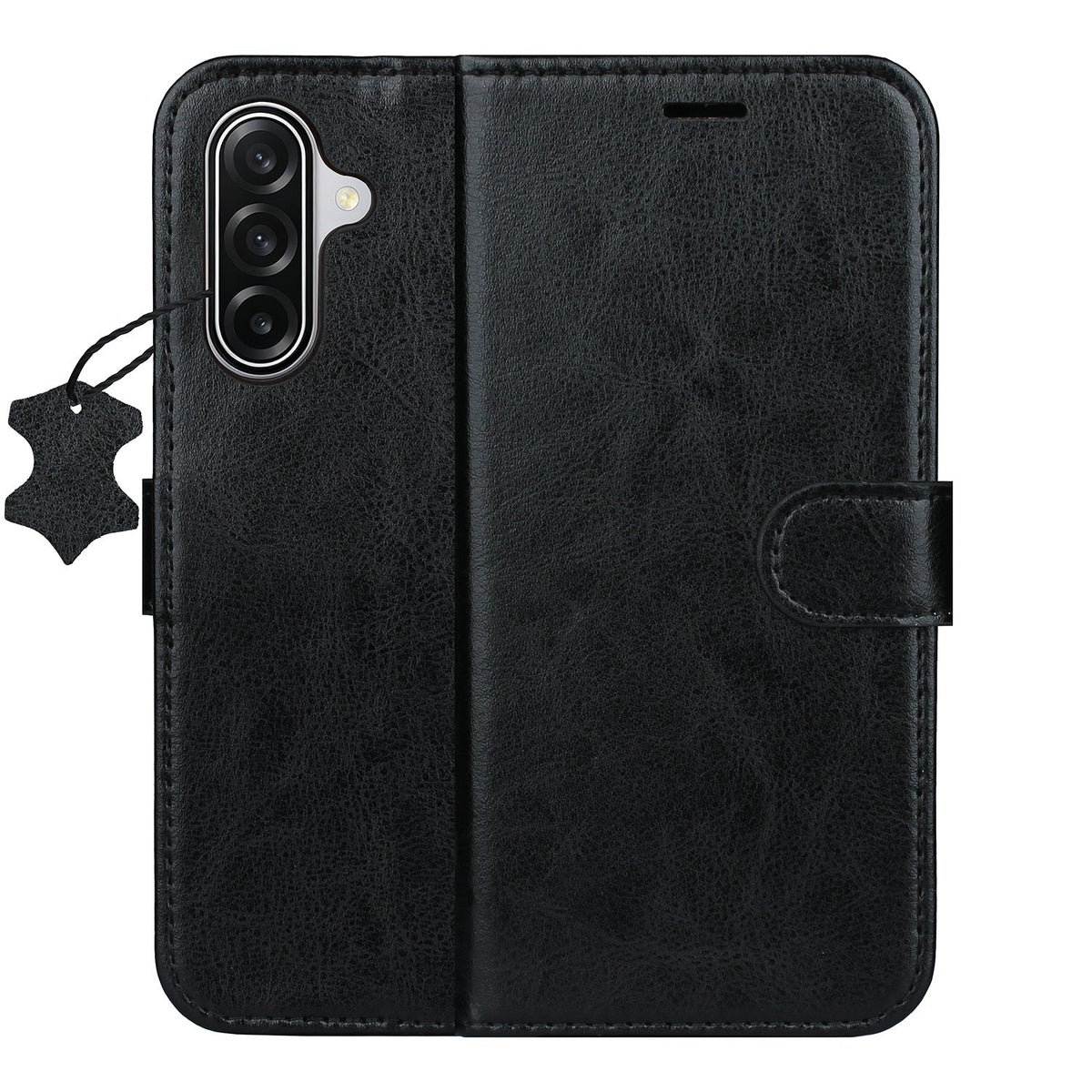 Smart Luxe ādas vāciņš Samsung Galaxy S25 FE / S26 FE, melns