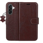 Smart Luxe ādas vāciņš Samsung Galaxy S25 FE / S26 FE, brūns