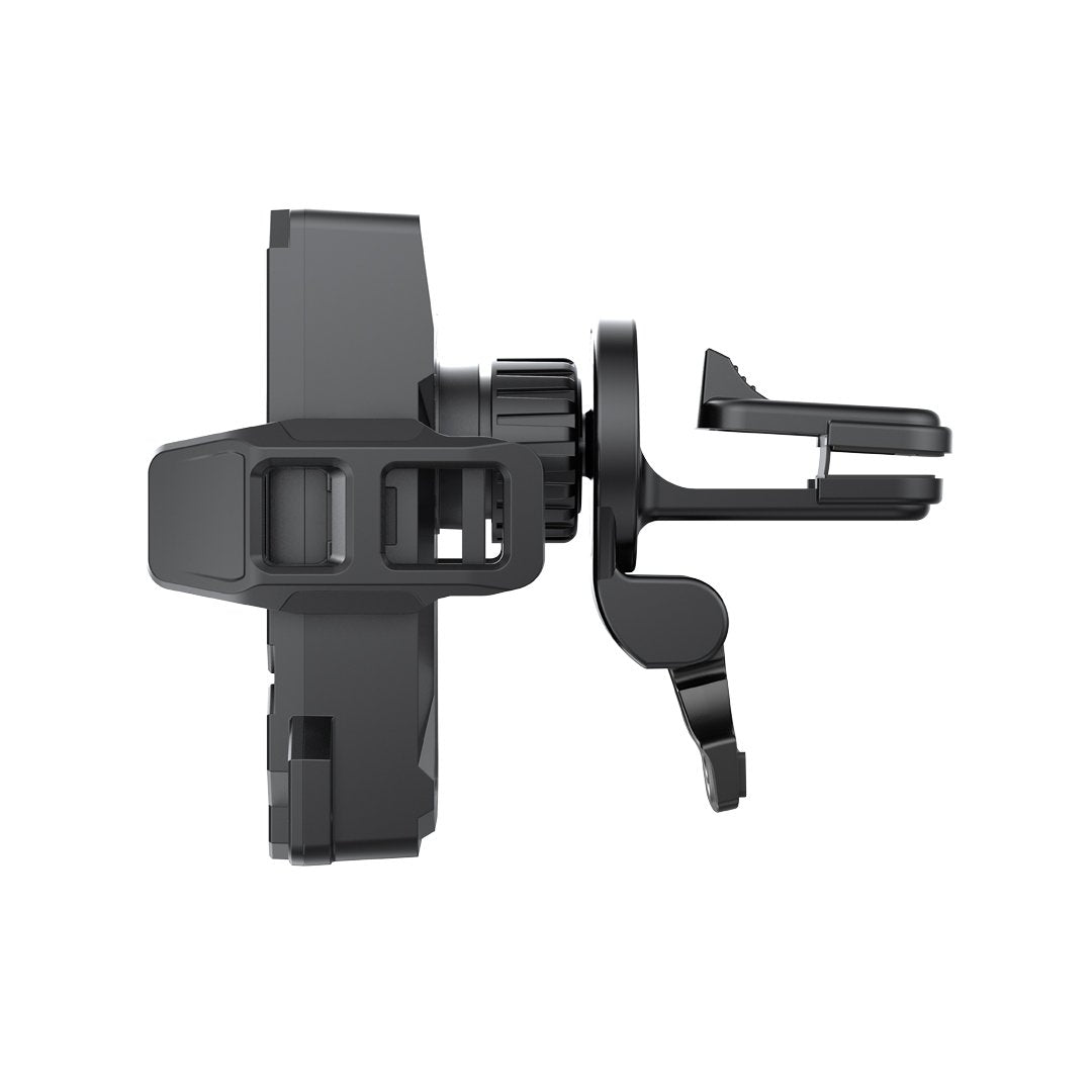 XO car holder SL14 with wireless inductive charger 15W black air vent with LED and cooling