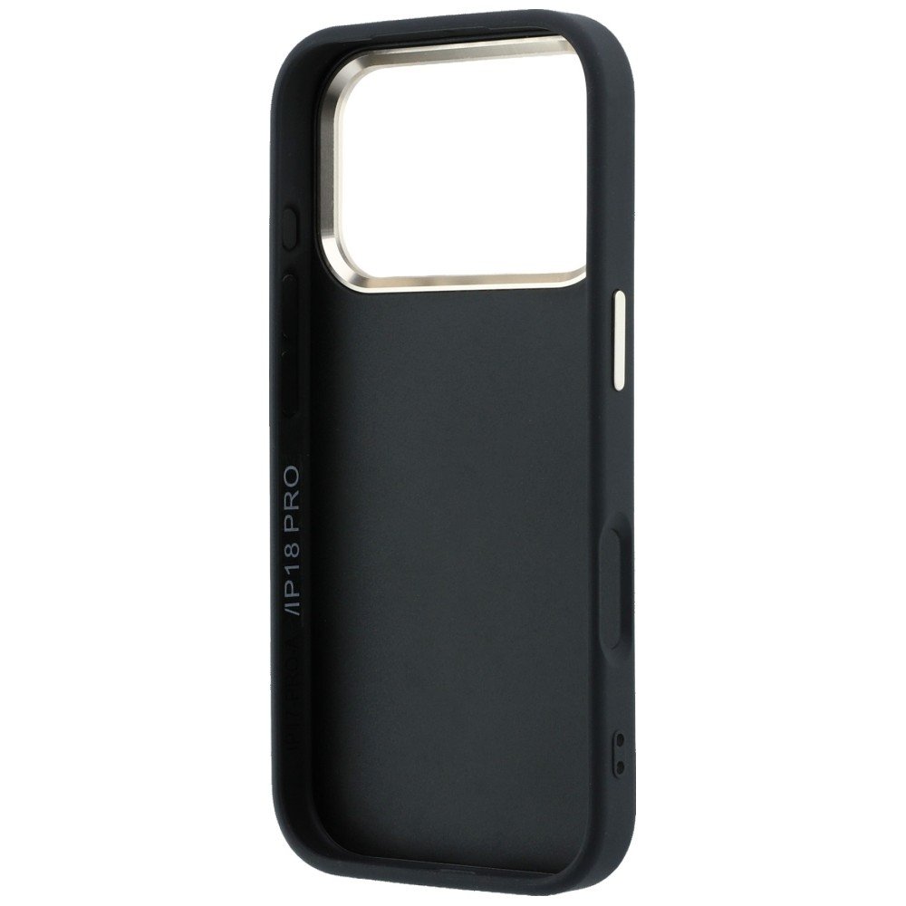„Guess“ 4G un liela izmēra „Resin Logo“ apvalks iPhone 18 Pro / iPhone 17 Pro, melns
