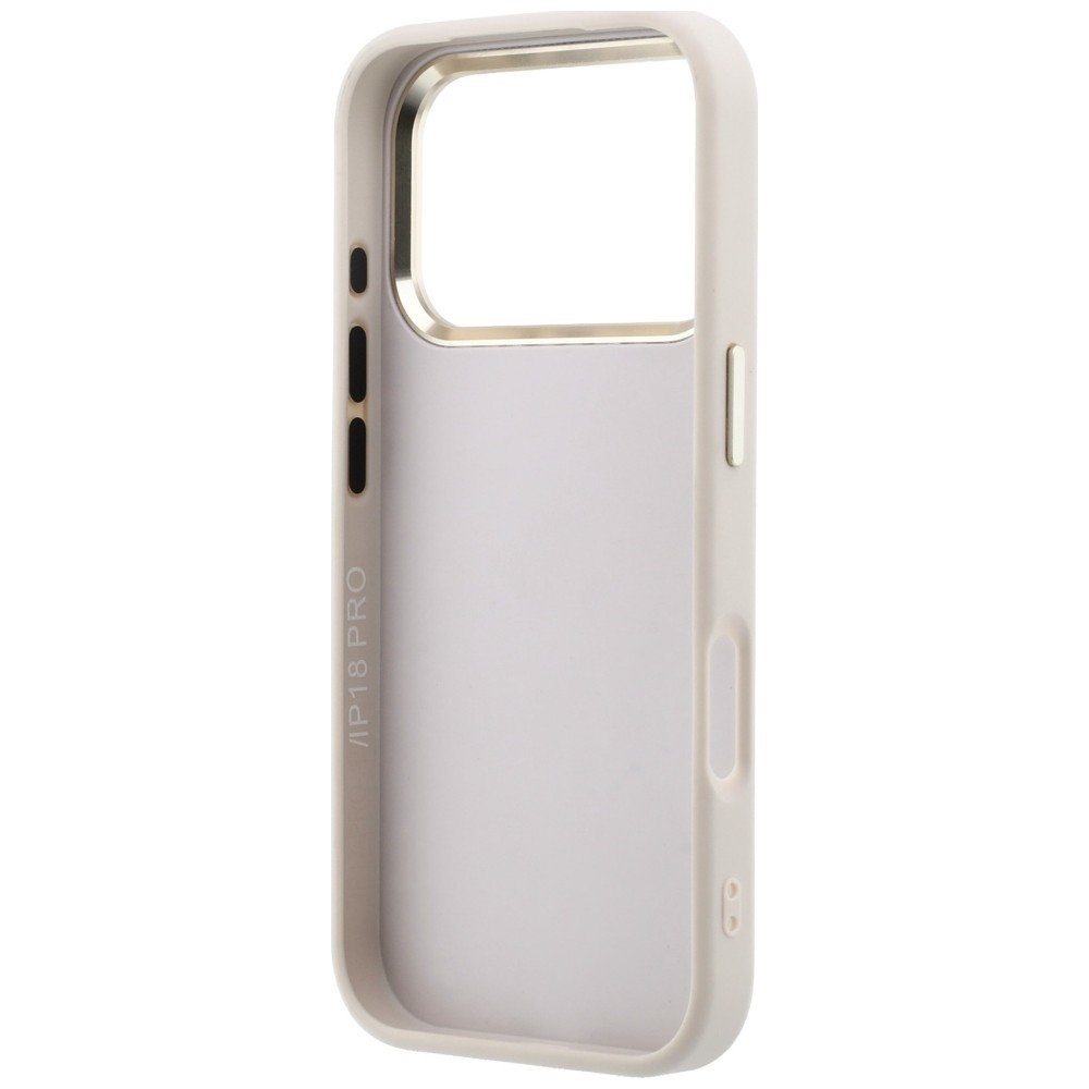 „Guess“ 4G un liela izmēra „Resin Logo“ apvalks iPhone 18 Pro / iPhone 17 Pro, rozā krāsā
