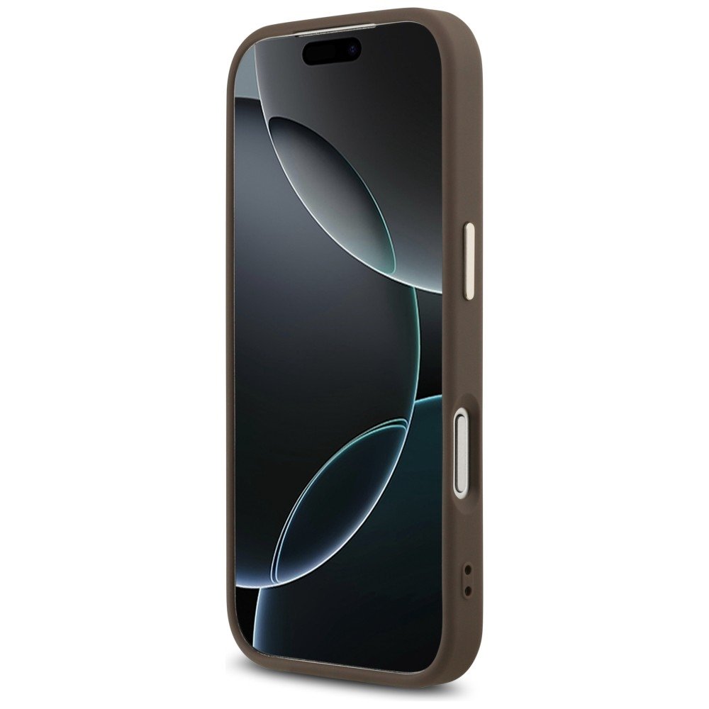 „Guess“ 4G Big 4G Classic Logo apvalks iPhone 18 Pro / iPhone 17 Pro, brūns