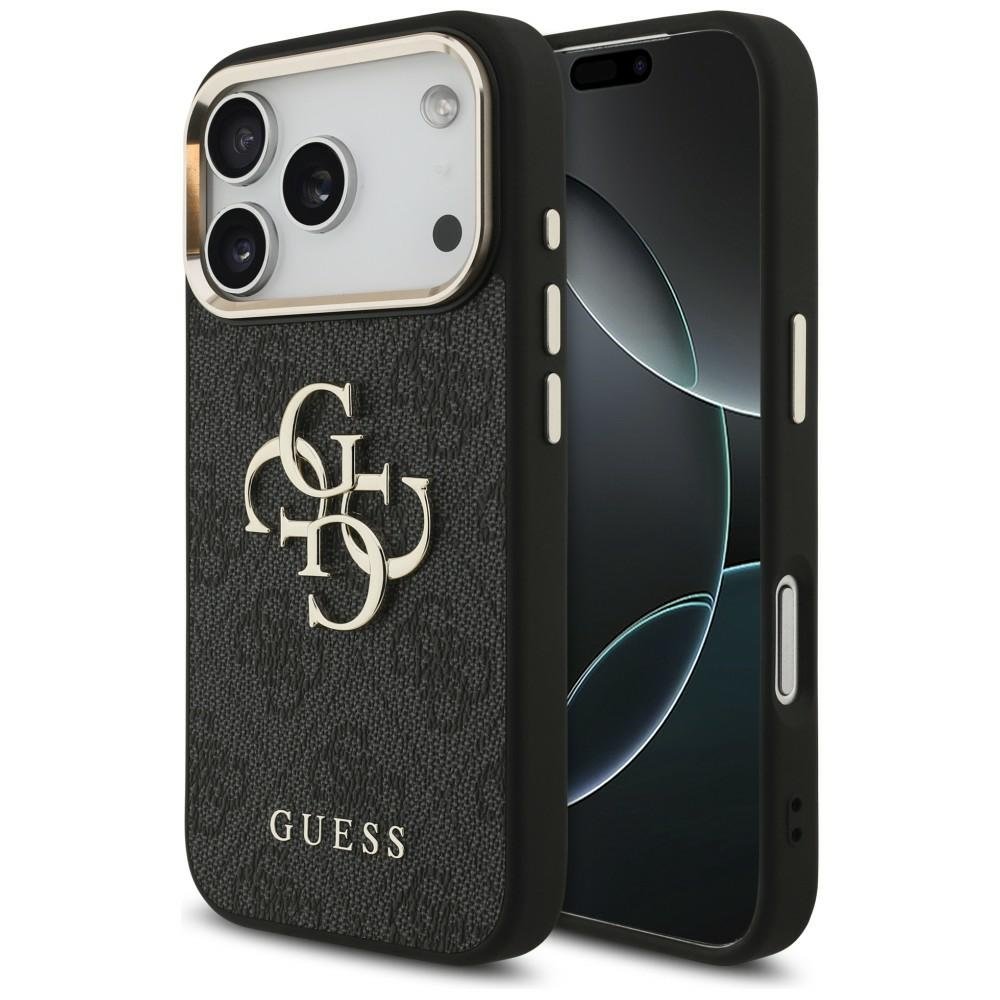 „Guess“ 4G Big 4G Classic Logo apvalks iPhone 18 Pro / iPhone 17 Pro, melns