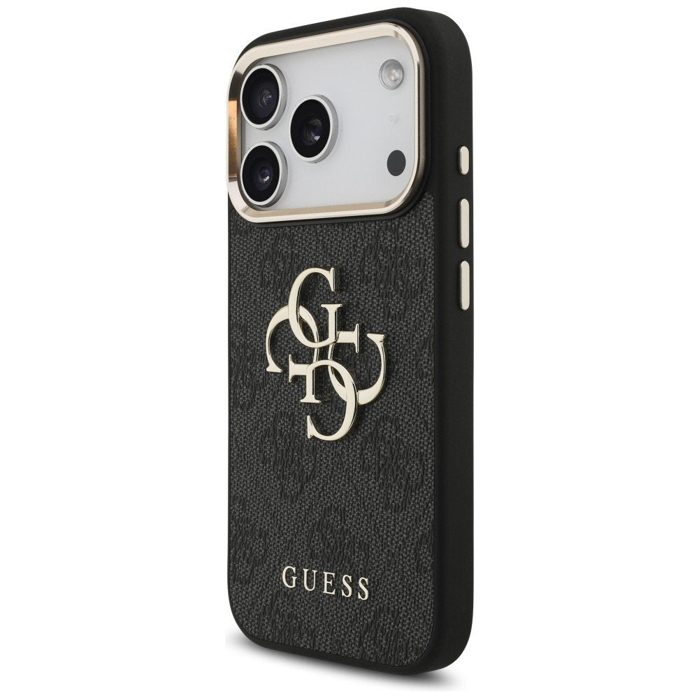 „Guess“ 4G Big 4G Classic Logo apvalks iPhone 18 Pro / iPhone 17 Pro, melns