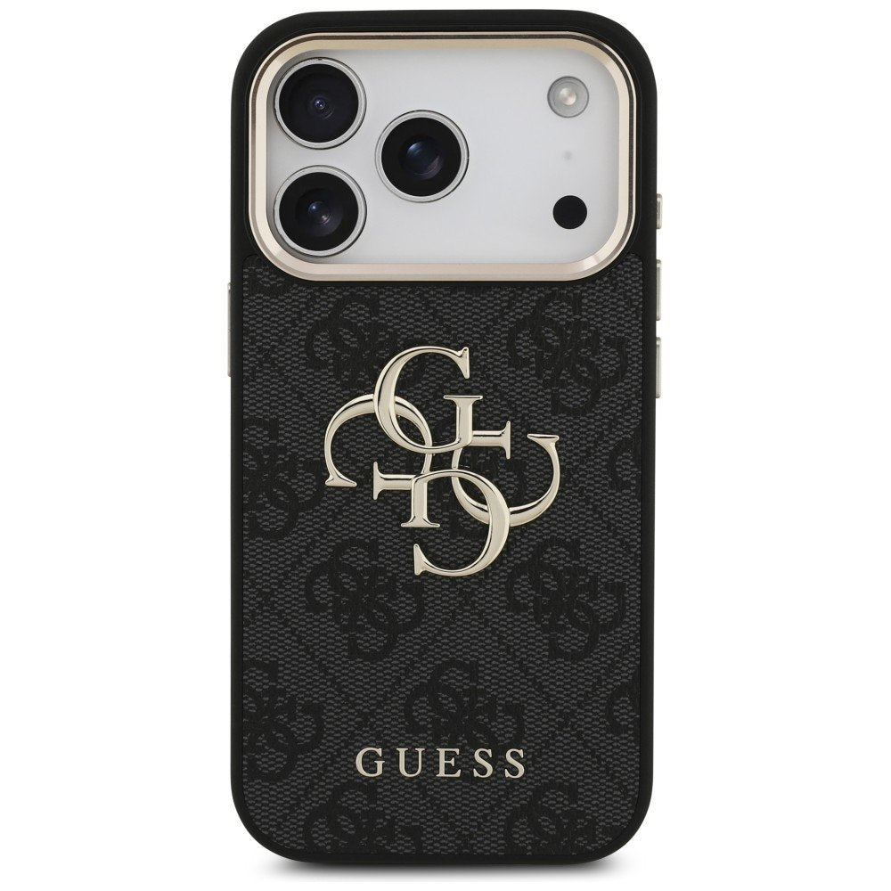 „Guess“ 4G Big 4G Classic Logo apvalks iPhone 18 Pro / iPhone 17 Pro, melns