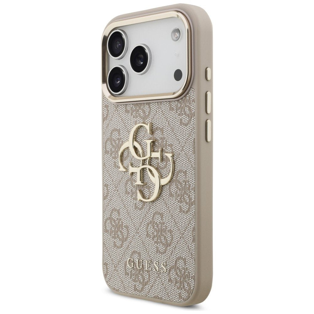 „Guess“ 4G Big 4G Classic Logo apvalks iPhone 18 Pro / iPhone 17 Pro, rozā krāsā