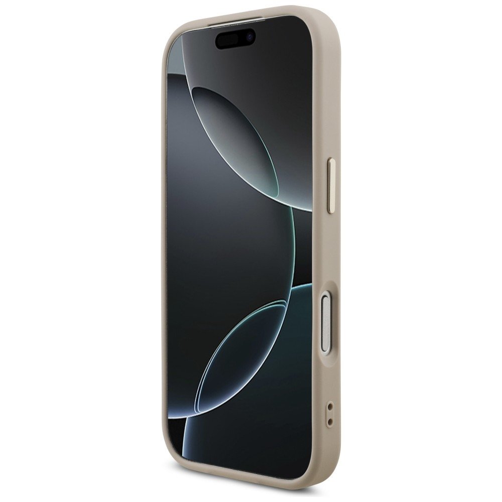 „Guess“ 4G Big 4G Classic Logo apvalks iPhone 18 Pro / iPhone 17 Pro, rozā krāsā