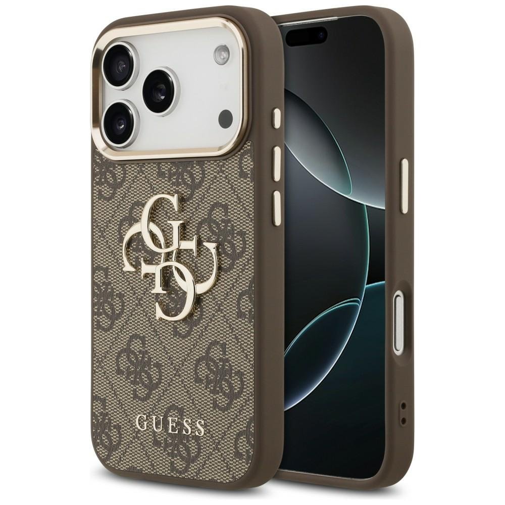 „Guess“ 4G Big 4G Classic Logo apvalks iPhone 18 Pro Max / iPhone 17 Pro Max, brūns
