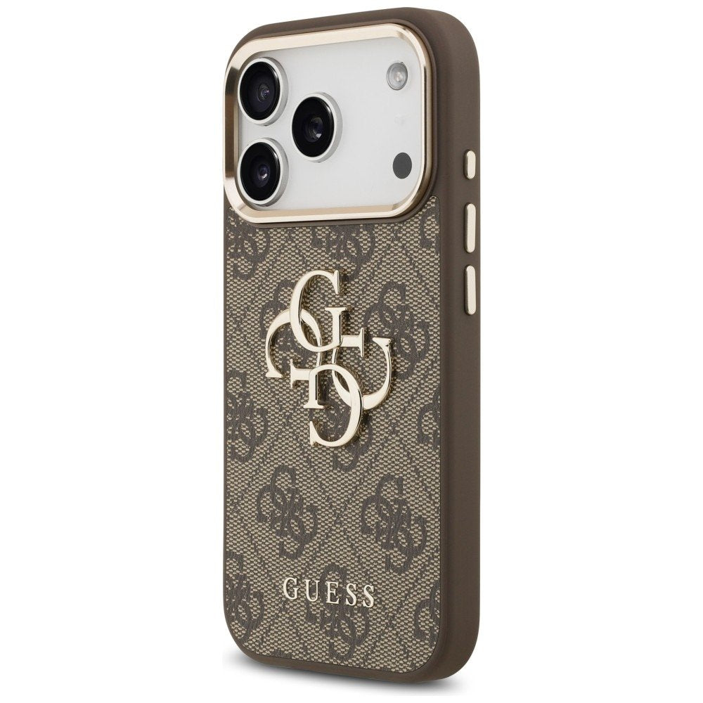 „Guess“ 4G Big 4G Classic Logo apvalks iPhone 18 Pro Max / iPhone 17 Pro Max, brūns