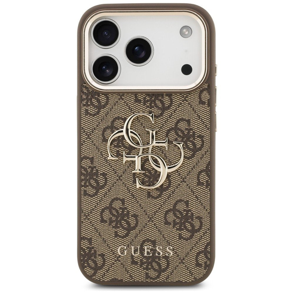 „Guess“ 4G Big 4G Classic Logo apvalks iPhone 18 Pro Max / iPhone 17 Pro Max, brūns