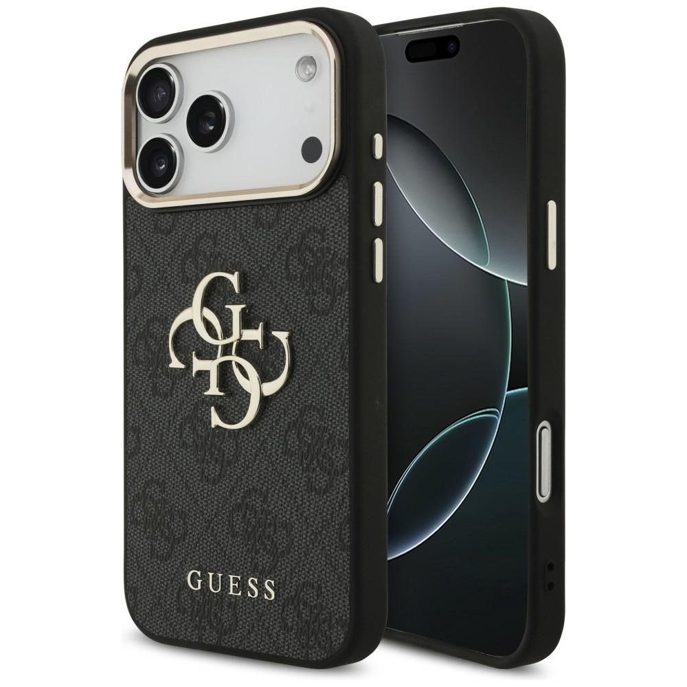 „Guess“ 4G Big 4G Classic Logo apvalks iPhone 18 Pro Max / iPhone 17 Pro Max, melns
