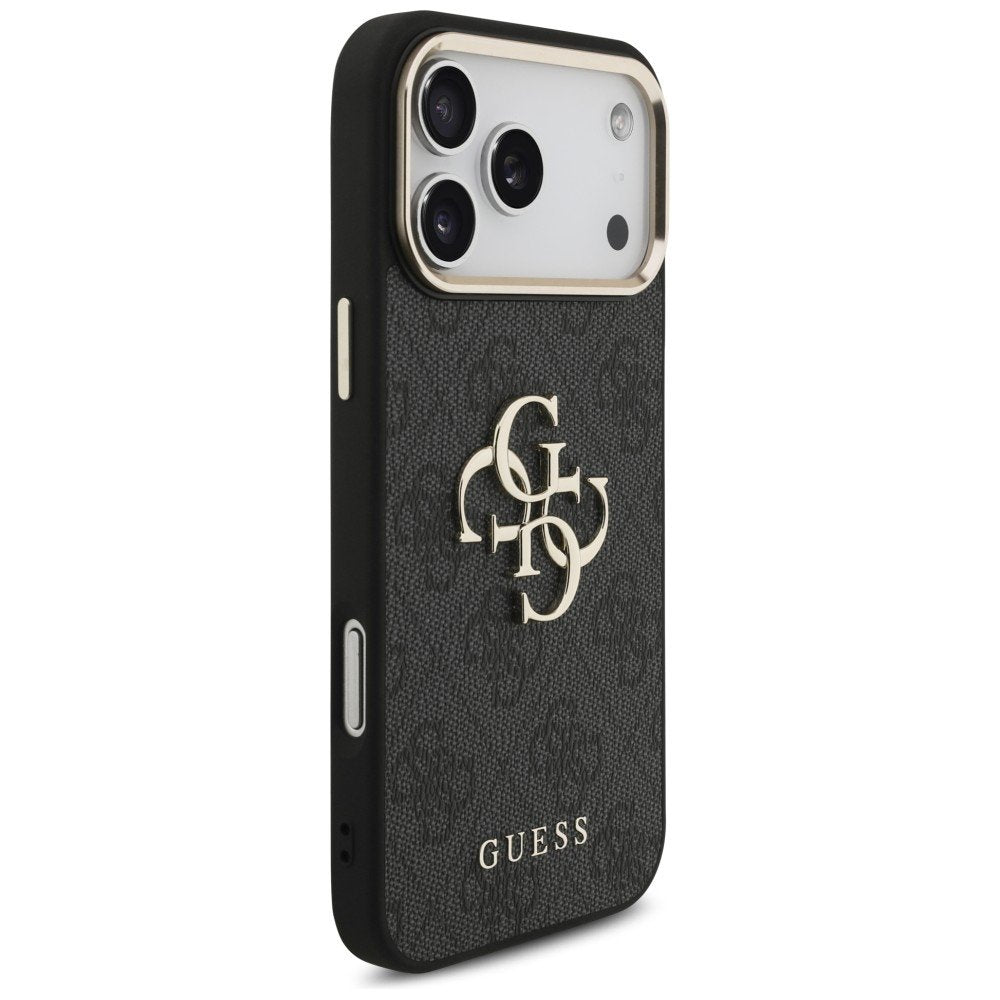 „Guess“ 4G Big 4G Classic Logo apvalks iPhone 18 Pro Max / iPhone 17 Pro Max, melns