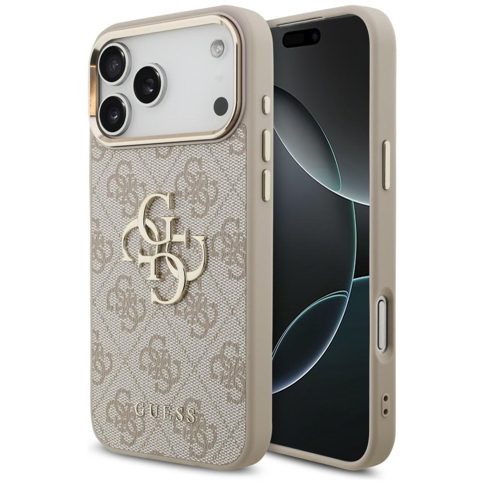 „Guess“ 4G Big 4G Classic Logo apvalks iPhone 18 Pro Max / iPhone 17 Pro Max, rozā krāsā