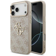 „Guess“ 4G Big 4G Classic Logo apvalks iPhone 18 Pro Max / iPhone 17 Pro Max, rozā krāsā