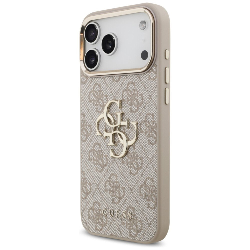 „Guess“ 4G Big 4G Classic Logo apvalks iPhone 18 Pro Max / iPhone 17 Pro Max, rozā krāsā