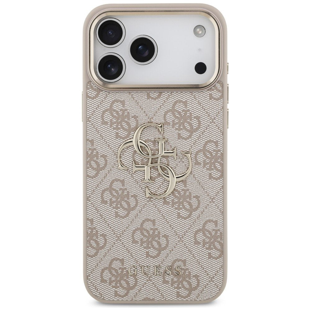 „Guess“ 4G Big 4G Classic Logo apvalks iPhone 18 Pro Max / iPhone 17 Pro Max, rozā krāsā