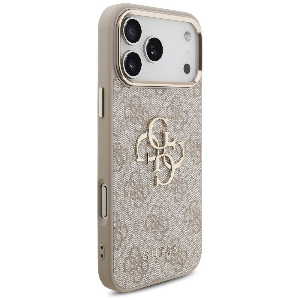 „Guess“ 4G Big 4G Classic Logo apvalks iPhone 18 Pro Max / iPhone 17 Pro Max, rozā krāsā