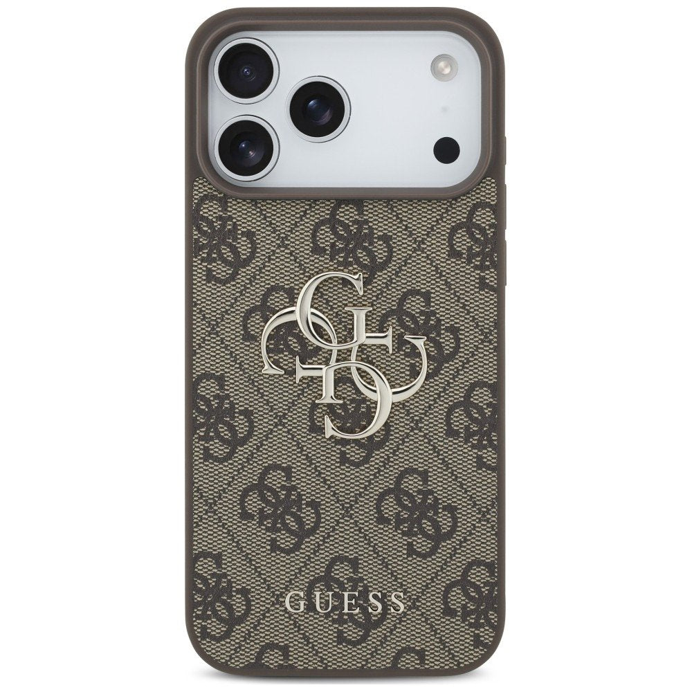 „Guess“ 4G „Big Logo“ apvalks iPhone 18 Pro / iPhone 17 Pro, brūns