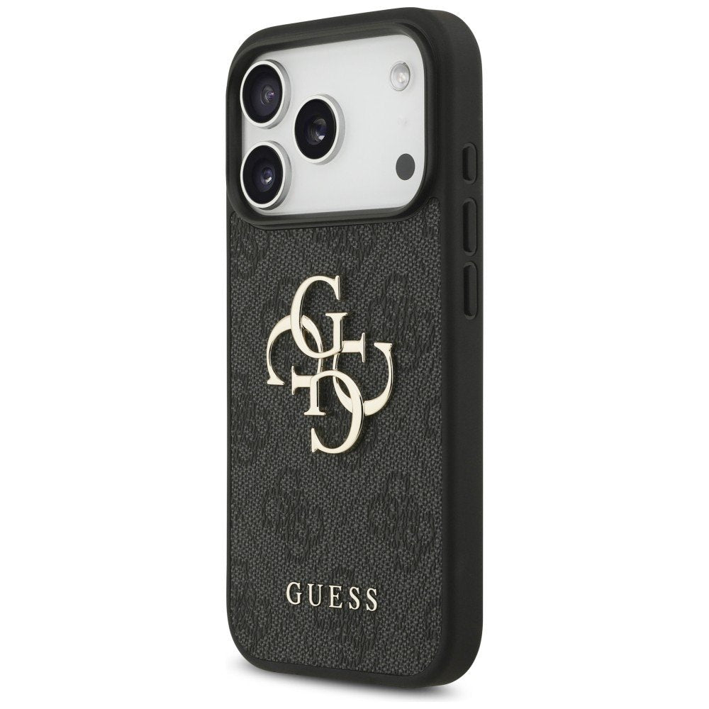 „Guess“ 4G „Big Logo“ vāciņš iPhone 18 Pro / iPhone 17 Pro, melns