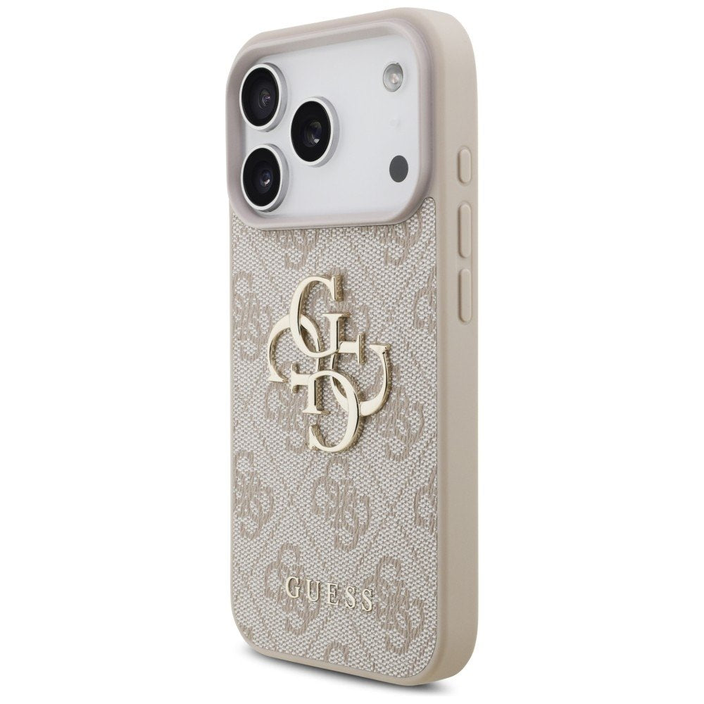 „Guess“ 4G „Big Logo“ apvalks iPhone 18 Pro / iPhone 17 Pro, rozā krāsā