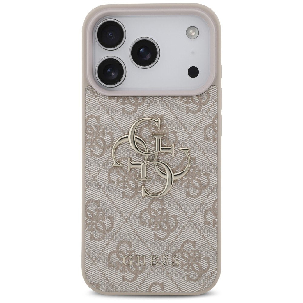 „Guess“ 4G „Big Logo“ apvalks iPhone 18 Pro / iPhone 17 Pro, rozā krāsā