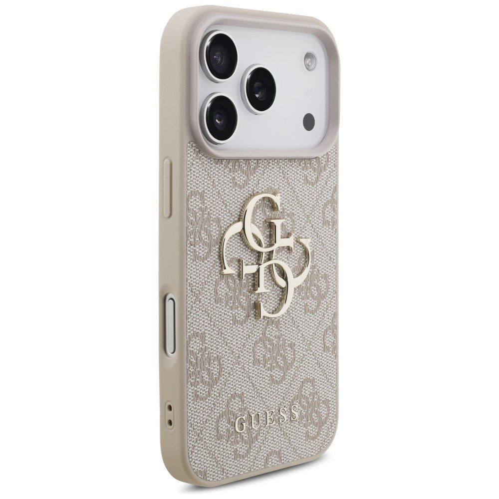 „Guess“ 4G „Big Logo“ apvalks iPhone 18 Pro / iPhone 17 Pro, rozā krāsā