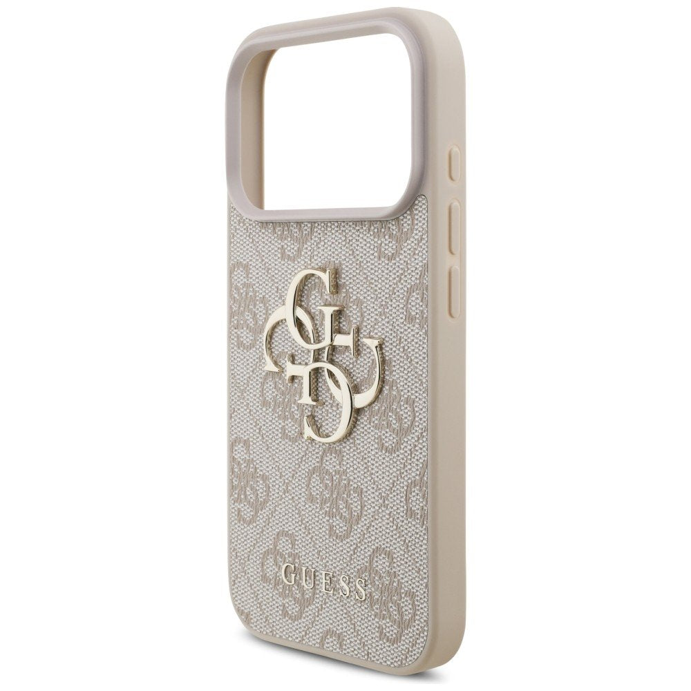 „Guess“ 4G „Big Logo“ apvalks iPhone 18 Pro / iPhone 17 Pro, rozā krāsā