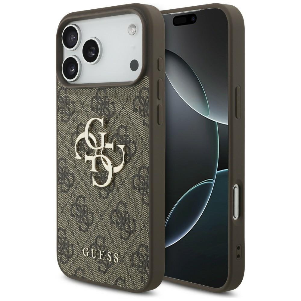 „Guess“ 4G Big Logo apvalks iPhone 18 Pro Max / iPhone 17 Pro Max, brūns