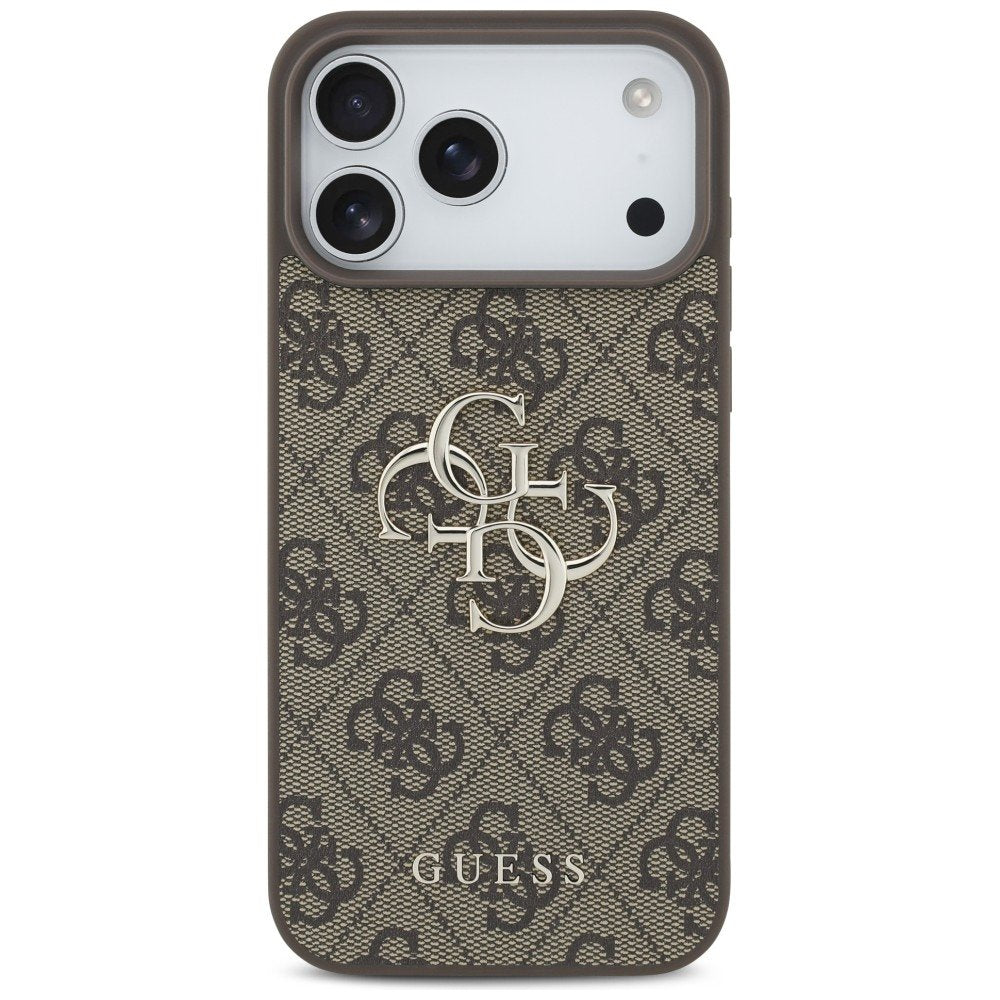 „Guess“ 4G Big Logo apvalks iPhone 18 Pro Max / iPhone 17 Pro Max, brūns