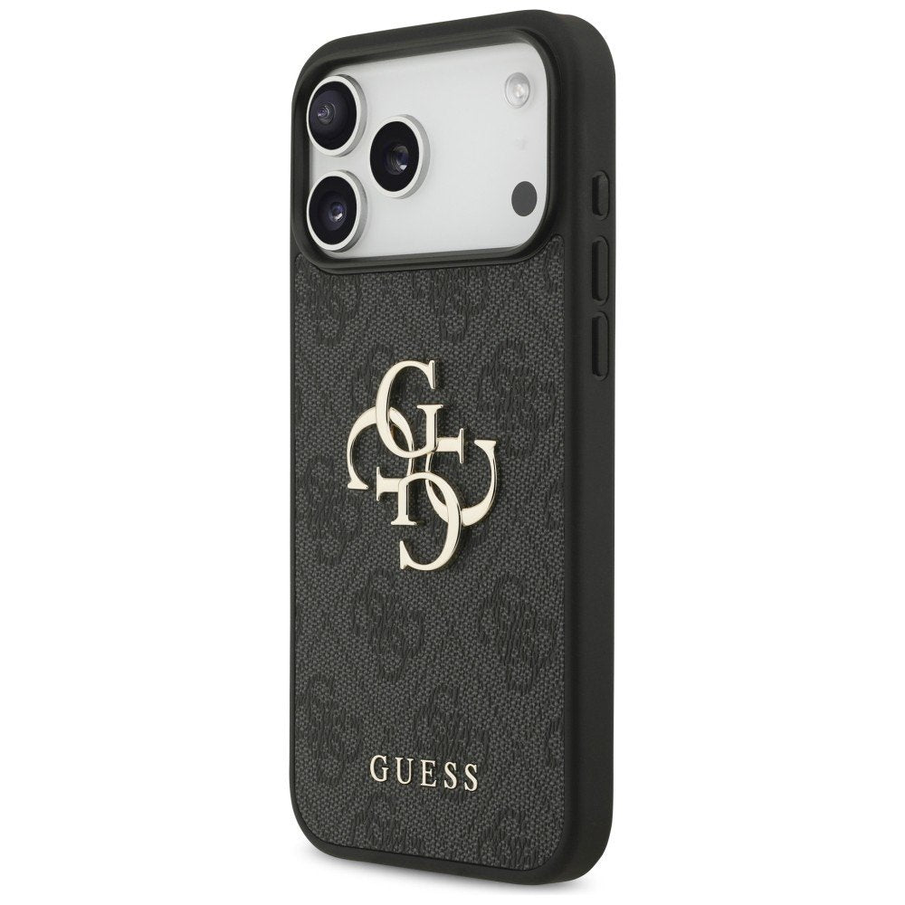 Guess 4G Big Logo vāciņš iPhone 18 Pro Max / iPhone 17 Pro Max, melns