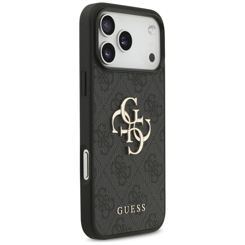 Guess 4G Big Logo vāciņš iPhone 18 Pro Max / iPhone 17 Pro Max, melns