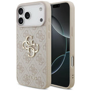 „Guess“ 4G Big Logo apvalks iPhone 18 Pro Max / iPhone 17 Pro Max, rozā krāsā