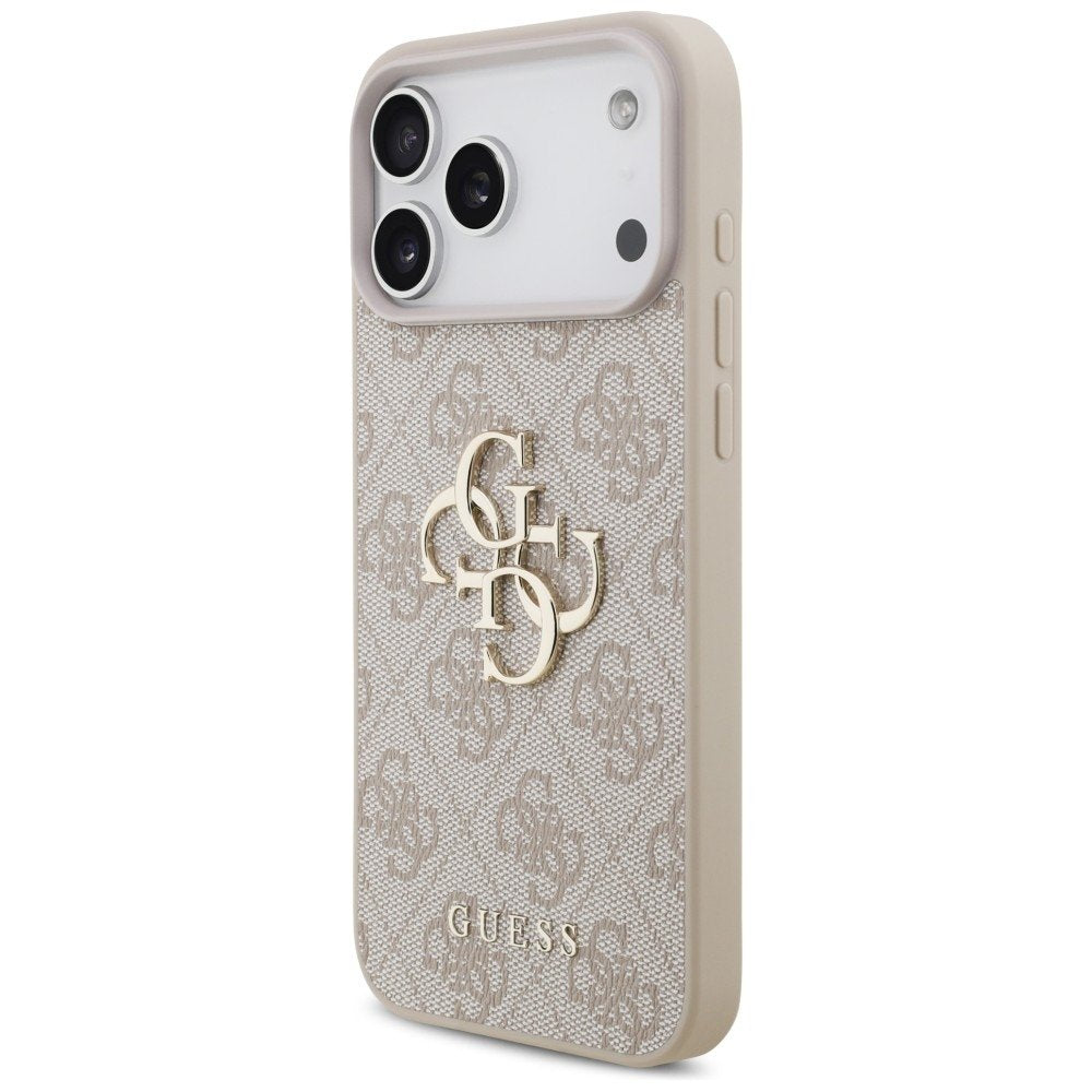 „Guess“ 4G Big Logo apvalks iPhone 18 Pro Max / iPhone 17 Pro Max, rozā krāsā