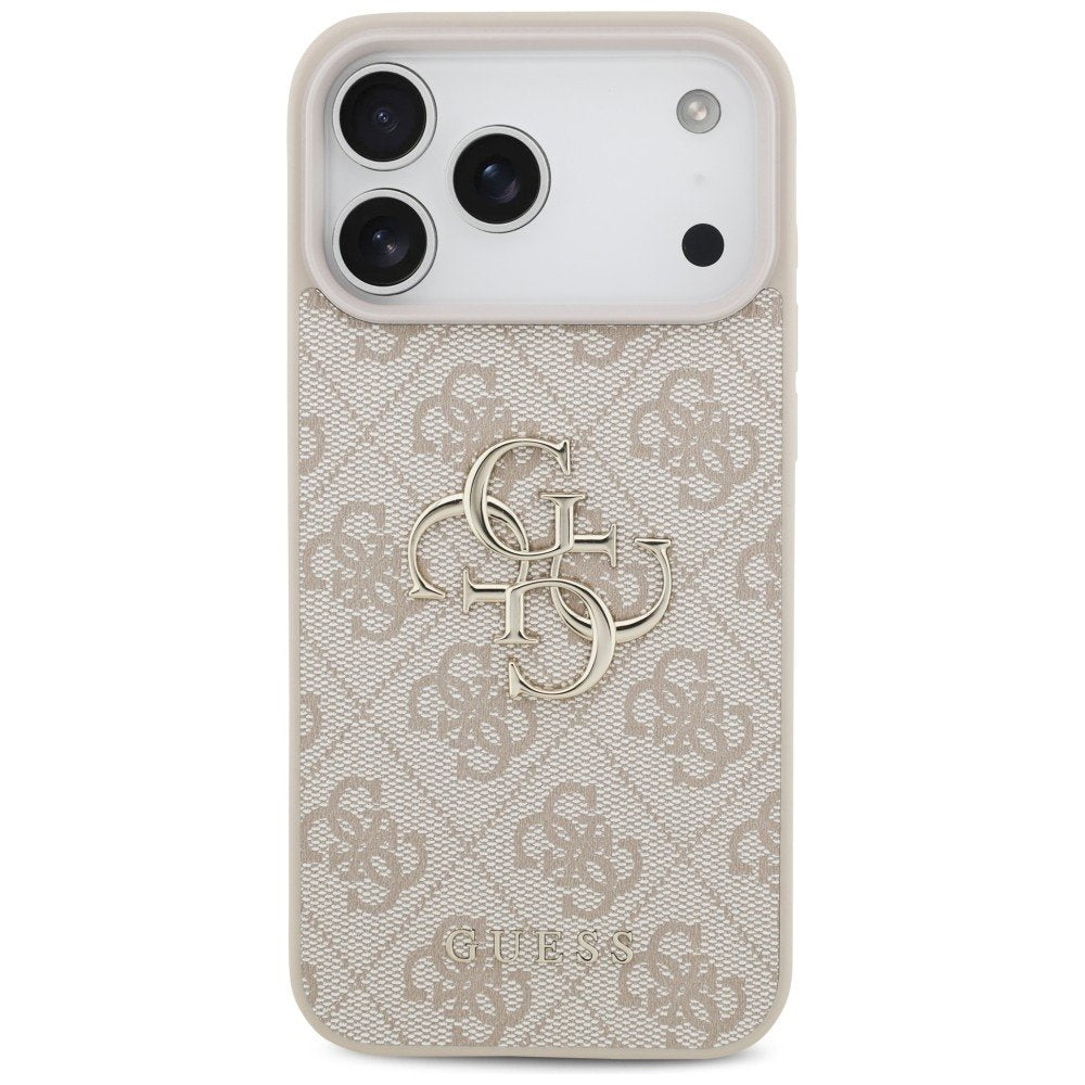 „Guess“ 4G Big Logo apvalks iPhone 18 Pro Max / iPhone 17 Pro Max, rozā krāsā