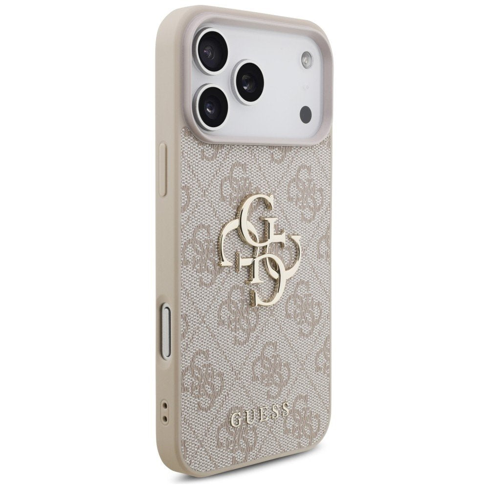 „Guess“ 4G Big Logo apvalks iPhone 18 Pro Max / iPhone 17 Pro Max, rozā krāsā