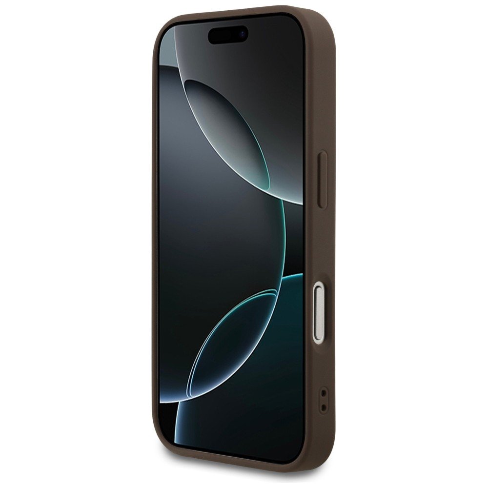 „Guess“ 4G Classic apvalks iPhone 18 Pro / iPhone 17 Pro, brūns