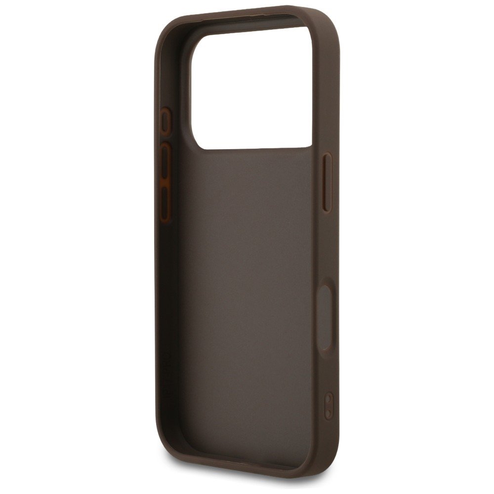 „Guess“ 4G Classic apvalks iPhone 18 Pro / iPhone 17 Pro, brūns