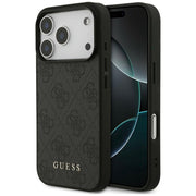 „Guess“ 4G Classic vāciņš iPhone 18 Pro / iPhone 17 Pro, melns
