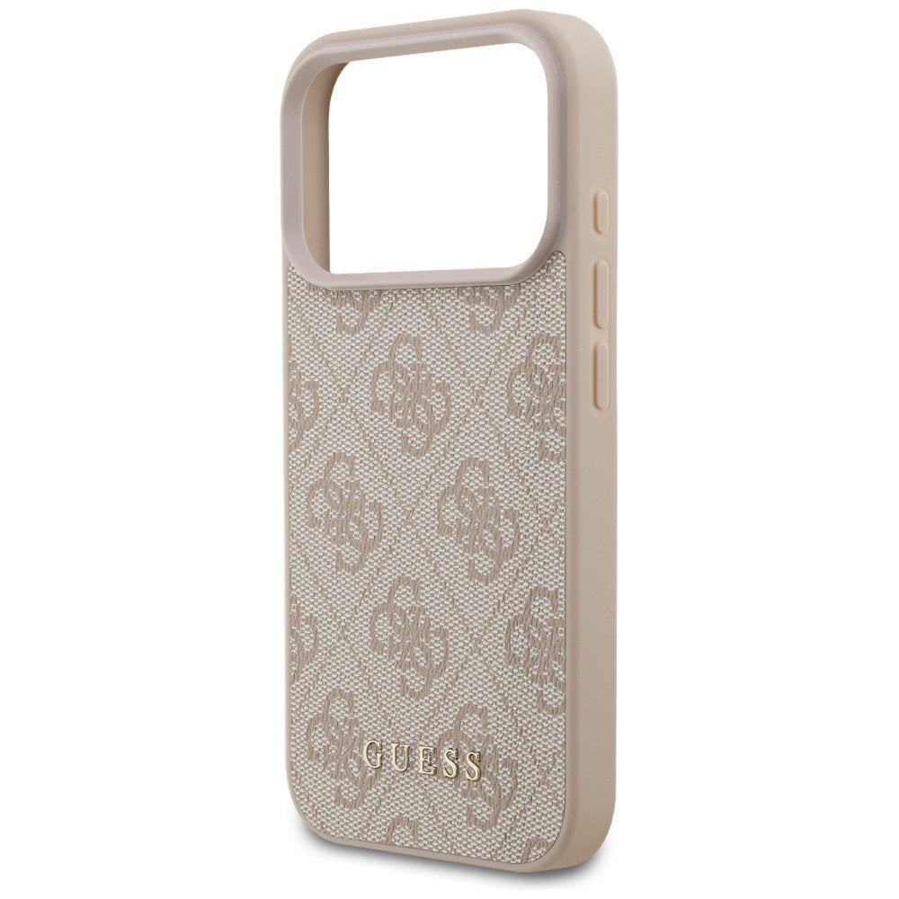 „Guess“ 4G Classic apvalks iPhone 18 Pro / iPhone 17 Pro, rozā krāsā