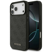 „Guess“ 4G Classic aizsargapvalks iPhone 18 Pro Max / iPhone 17 Pro Max, melns