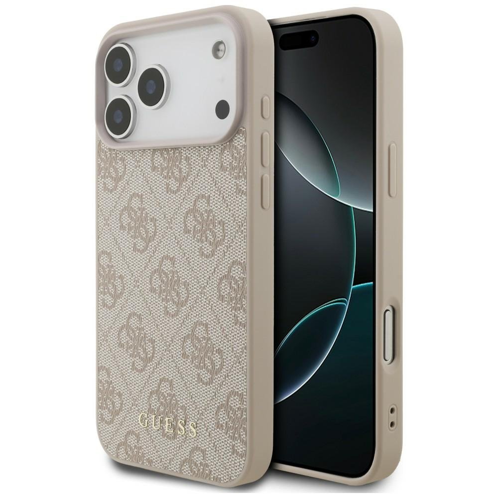 „Guess“ 4G Classic vāciņš iPhone 18 Pro Max / iPhone 17 Pro Max, rozā krāsā