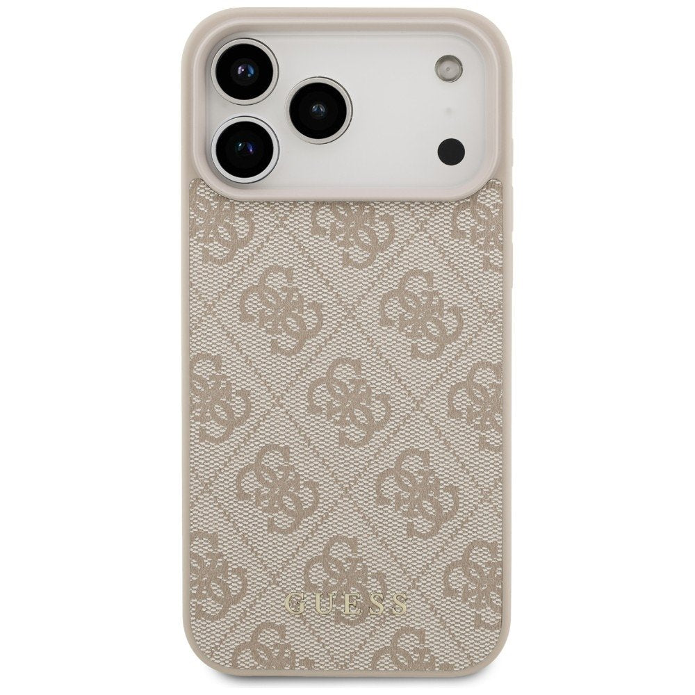 „Guess“ 4G Classic vāciņš iPhone 18 Pro Max / iPhone 17 Pro Max, rozā krāsā