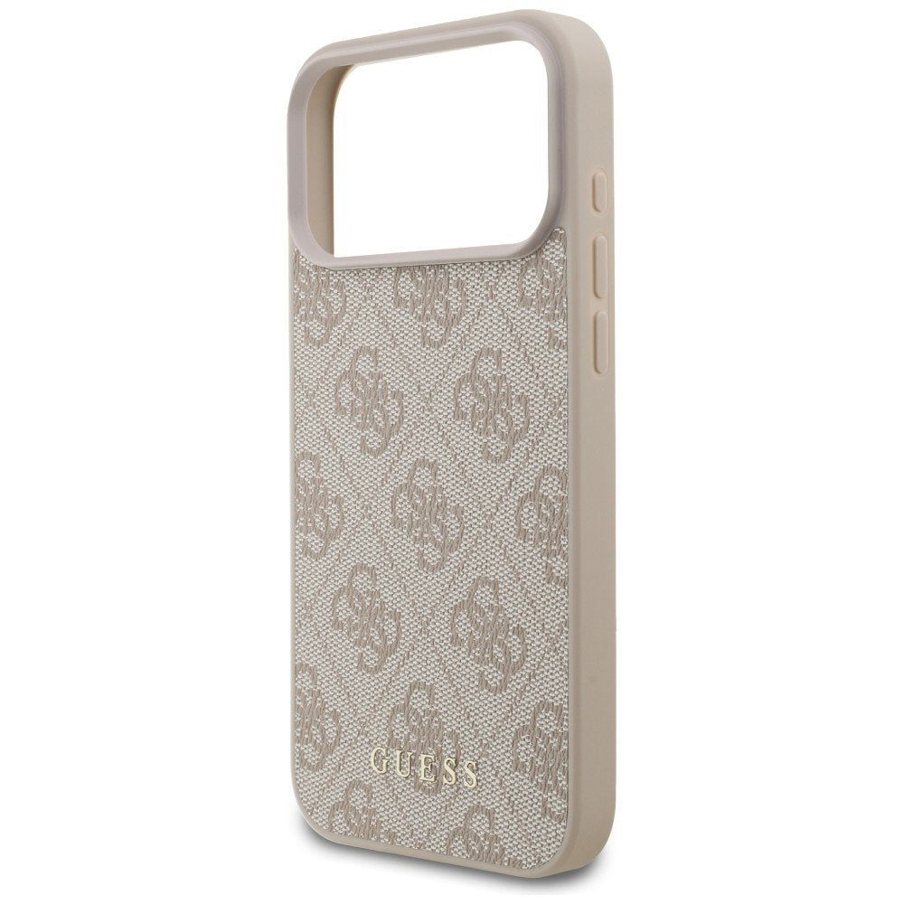 „Guess“ 4G Classic vāciņš iPhone 18 Pro Max / iPhone 17 Pro Max, rozā krāsā