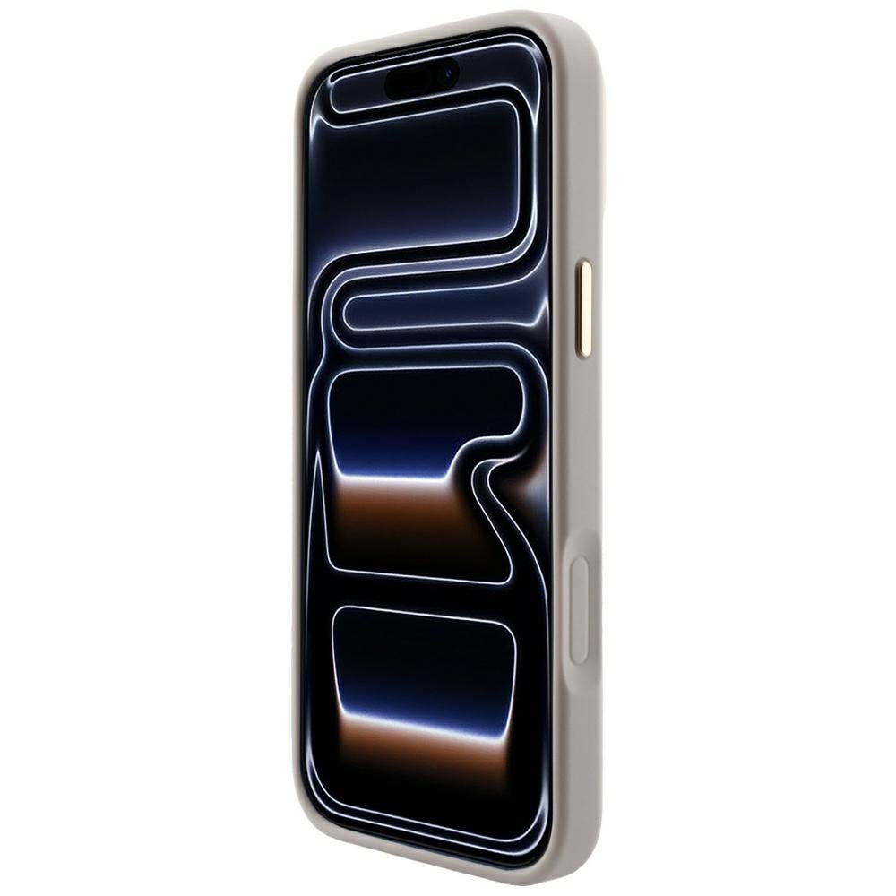 „Guess“ reljefais 4G Classic MagSafe apvalks iPhone 18 Pro / 17 Pro, rozā krāsā