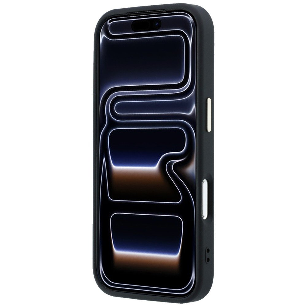 „Guess“ 4G un „Big Strass“ logotipa apvalks iPhone 18 Pro Max / 17 Pro Max, melns