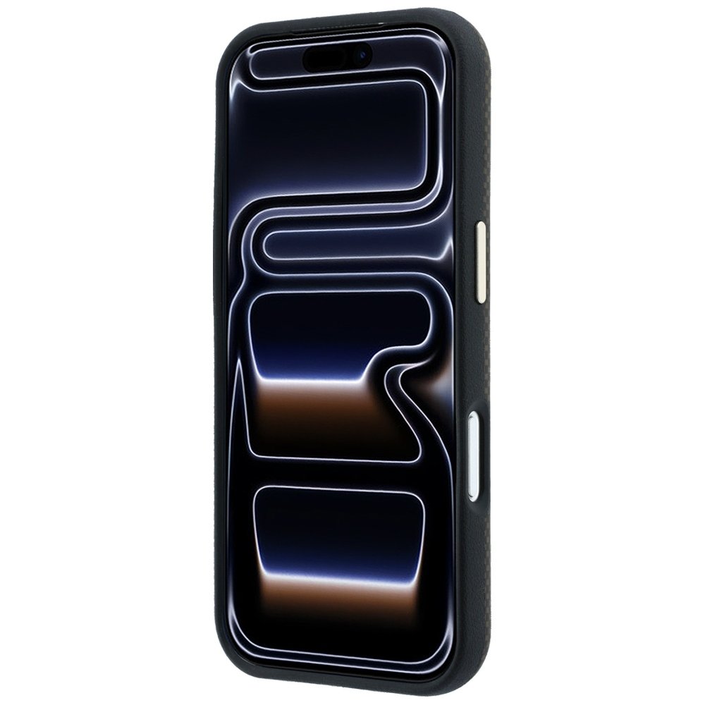 „Guess“ Kevlar Triangle Logo MagSafe apvalks iPhone 18 Pro / 17 Pro, brūns