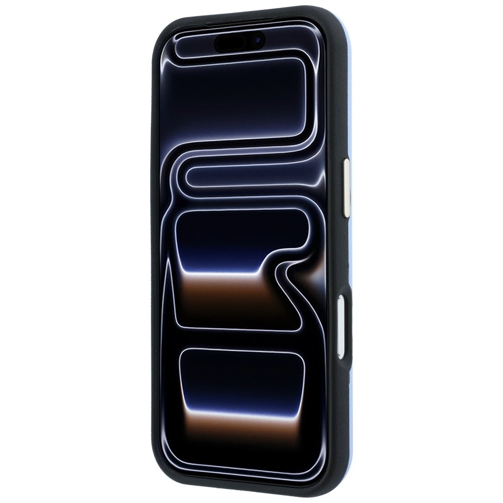 „Guess“ perforētais „Magsafe“ apvalks ar 4G zelta logotipu iPhone 18 Pro Max / 17 Pro Max, zils
