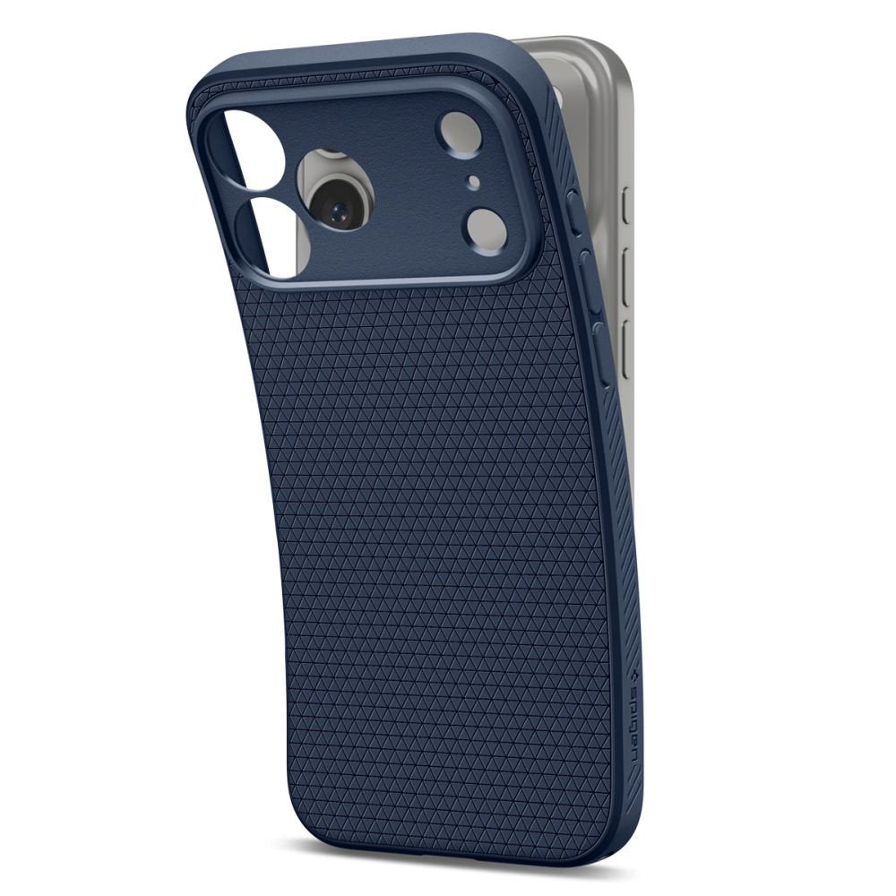 Spigen Liquid Air apvalks iPhone 17 Pro / 18 Pro, zils