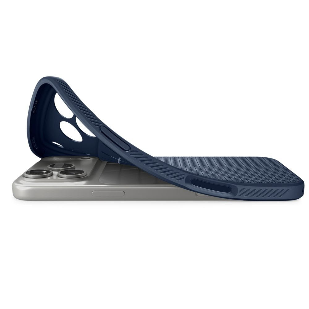 Spigen Liquid Air apvalks iPhone 17 Pro / 18 Pro, zils